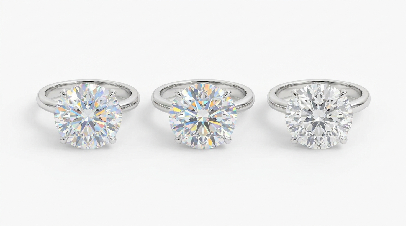 CZ vs Moissanite vs Lab Diamond